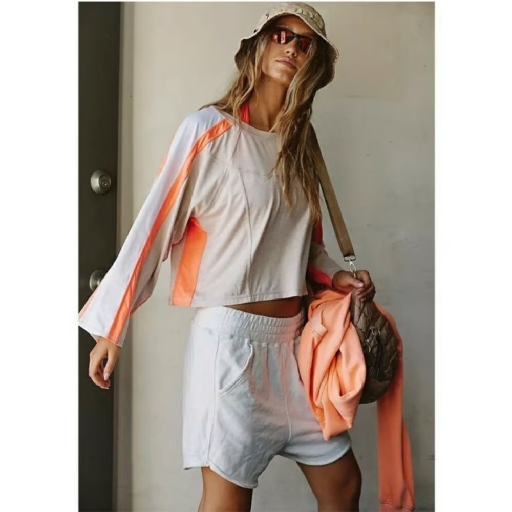 FREE PEOPLE Go For The Goal Long Sleeve Top (109)